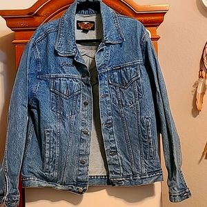 Harley Davidson Classic Blue Jean Jacket